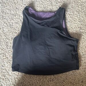 Athleta Black and Purple Sports Bra